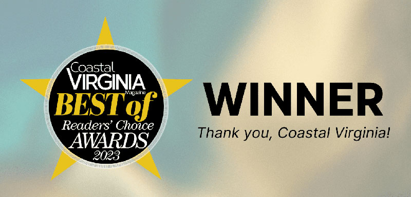Coastal Virginia Best of Readers Choice Award 2023